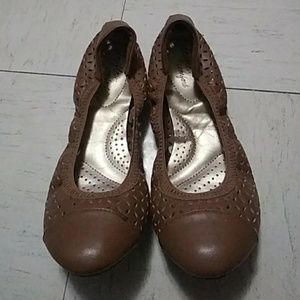 Brown Stretch Sandals